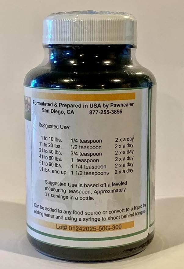 PawHealer® Trachea Support Dog Cough Remedy - for Loud, Honking Cough - 50 Grams/Powder …