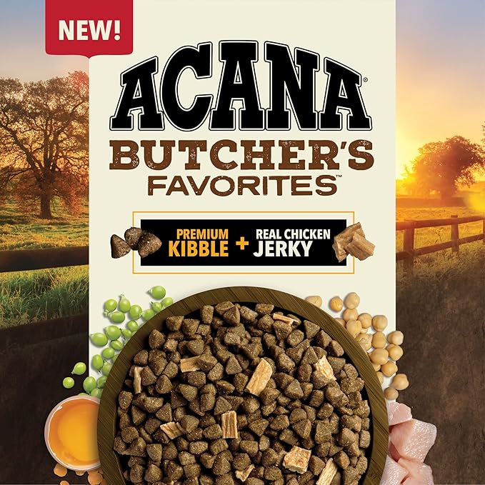 ACANA Butcher’s Favorites Grain-Free Dry Dog Food Free-Run Poultry & Liver Recipe 4lb Bag