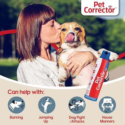 PET CORRECTOR Dog Trainer, 200ml. 8 Pack- Stops Barking, Jumping Up, Place Avoidance, Food Stealing, Dog Fights & Attacks. Help stop unwanted dog behaviour. Easy to use, safe, humane and effective.