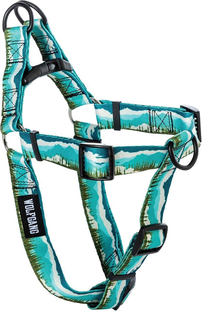 Wolfgang Heavy Duty Adjustable Dog Harness, Pull-Tested for Walking & Training, GreatEscape Print, Small