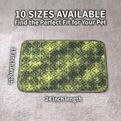 Washable Pee Pads for Dogs, Reusable Puppy Potty Training Pads, Ultra-Absorbent Thick Waterproof Leak-Proof Non-Slip Pads & Mat for Crate, Playpen, Floor, Whelping & Housebreaking , 2 Pack 18"x24"