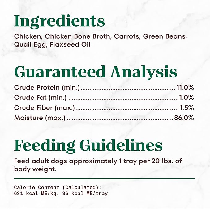 Nutro So Simple Wet Dog Food Meal Complement, Dog Food Toppers Chicken Recipe in Bone Broth, 2 oz. Trays (10 Count, Pack of 1)