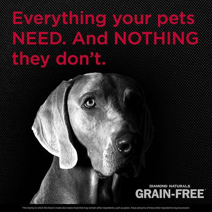 Diamond Naturals Grain Free Real Meat Recipe Premium Dry Dog Food With Real Fish 14Lb