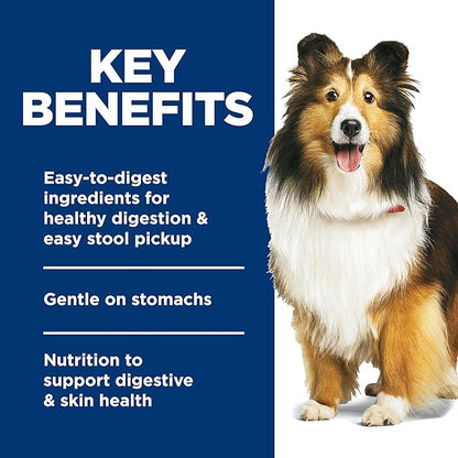 Hill's Science Diet Adult Sensitive Stomach & Sensitive Skin Wet Dog Food Variety Pack, Chicken & Vegetable Stew, Turkey & Rice Stew, 12.5 oz. Cans, 12-Pack