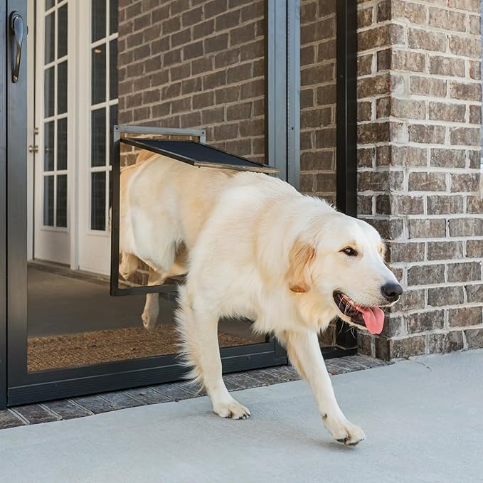 PetSafe Pet Screen Door - Heavy Duty, Tear- & Puncture-Resistant Dog & Cat Mesh Flap - Storm Door Compatible - Large - for Dogs & Cats up to 100 lb