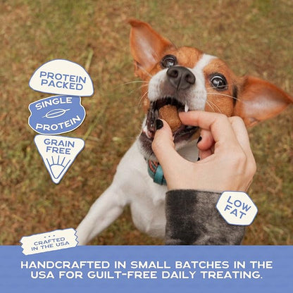 Smart Cookie All Natural Soft Dog Treats - Trout & Apple - Healthy Dog Treats for Allergies, Sensitive Stomachs - Chewy, Grain Free, Human-Grade, Made in The USA - 5oz Bag