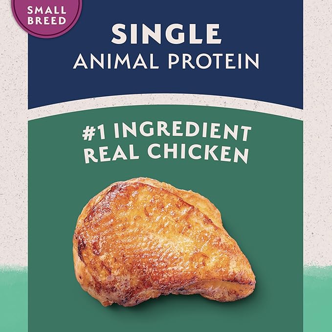 Natural Balance Limited Ingredient Small Breed Adult Grain-Free Dry Dog Food, Chicken & Sweet Potato Recipe, 12 Pound (Pack of 1)
