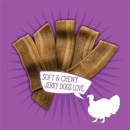 Evolve Grain Free Turkey, Bacon and Egg Flavored Breakfast Strips Dog Treats, 6oz
