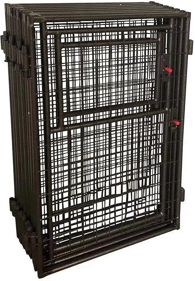 TWO by TWO Haven Expandable Kennel, Black, Medium