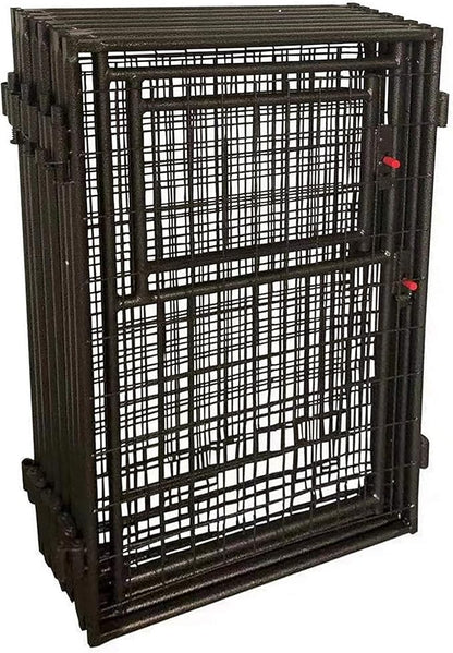 TWO by TWO Haven Expandable Kennel, Black, Medium