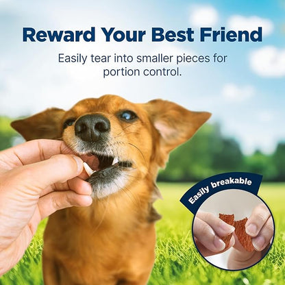 Blue Buffalo Nudges Jerky Bites Dog Treats, Made in The USA with Natural Ingredients, Bite-Sized Pieces, Chicken, 5-oz Bag (Pack of 2)