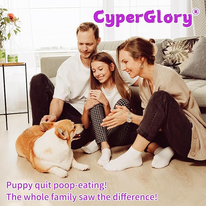 No Poop Chews for Dogs - 120 Chews Stool Eating Deterrent with Probiotics & Digestive Enzymes Supplement - Teeth Health & Immune - No Poop Eating Deterrent for Dogs - Made in USA