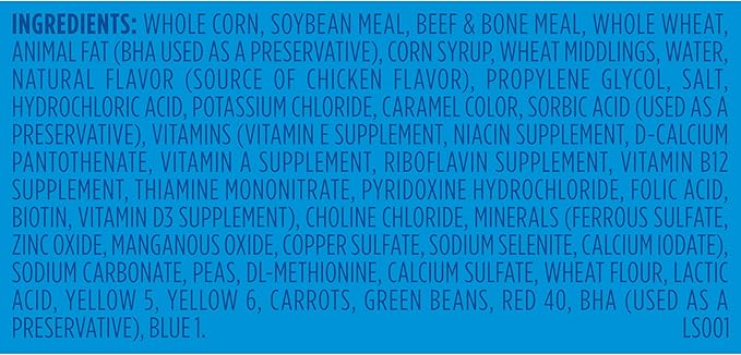 Kibbles 'n Bits Original Dry Dog Food, Savory Beef & Chicken Flavors for Adult Dogs, 3.5 lb. Bag