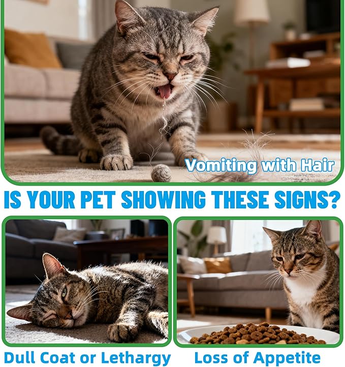 Just Try 7OZ Cat Grass Powder Feline Grass Treats Cat Supplements Hairball Treatment for Cats Cat Hairball Remedy Gut Health Cat Treats Healthy