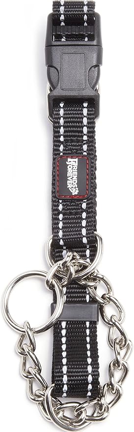 Friends Forever Martingale Collars for Dogs, Reflective No Pull Dog Collar for Training Large/Medium Breed Dogs, Medium