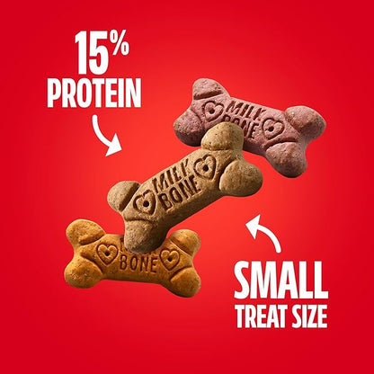 Milk-Bone Peanut Butter Flavor Naturally & Artificially Flavored Dog Biscuits - Crunchy Dog Treats - 7 Pounds (Packaging Design May Vary)