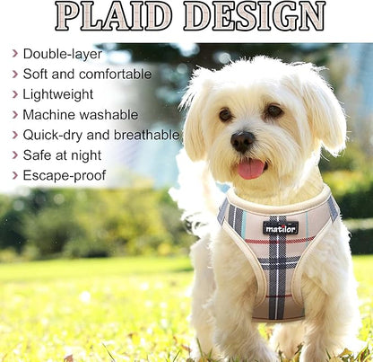 Dog Harness Step-in Breathable Puppy Cat Dog Vest Harnesses for Small Medium Dogs