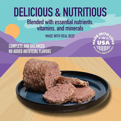 A Strong Heart Wet Dog Food, Beef, Bacon & Cheese Flavor - 13.2 oz Cans (Pack of 12), Made in The USA with Real Beef