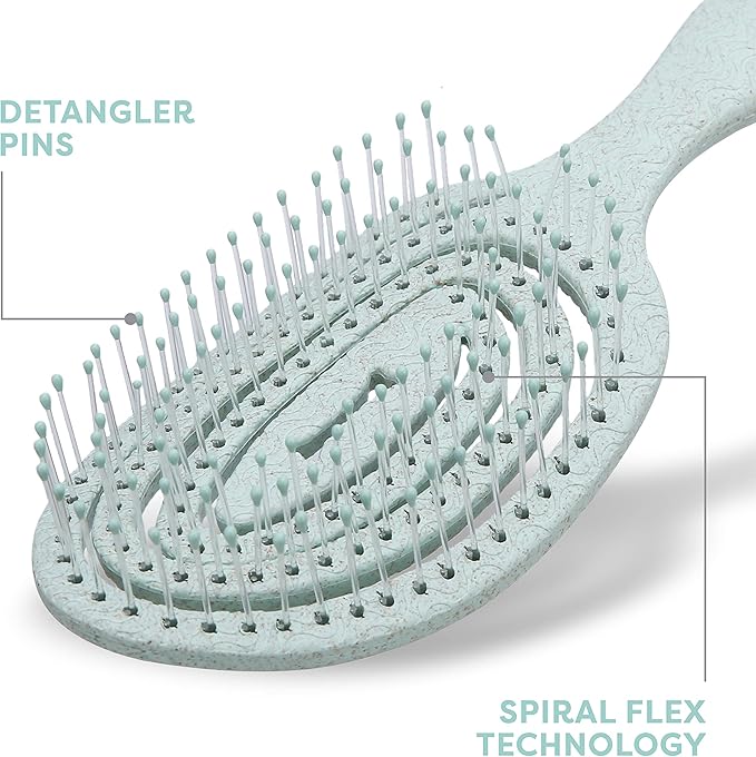 BioSilk for Pets Eco Friendly Detangling Pin Brush for Dogs, Gentle Dog Grooming Brush Designed to Help Remove Knots and Tangles and Support Healthy Coats for All Dogs