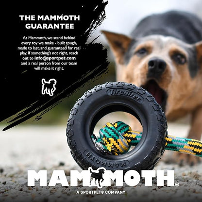 Chew King by Mammoth Glow-in-the-Dark Dog Fetch Balls (2-Pack), Lattice Rubber Fetch Toys for Night Play, High Bounce, Rechargeable Under Any Light, Large 4.5"
