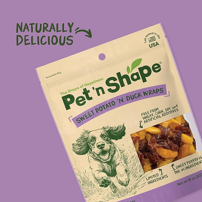Pet 'n Shape Sweet Potato Chews Jerky Dog Treats - 8 Ounce