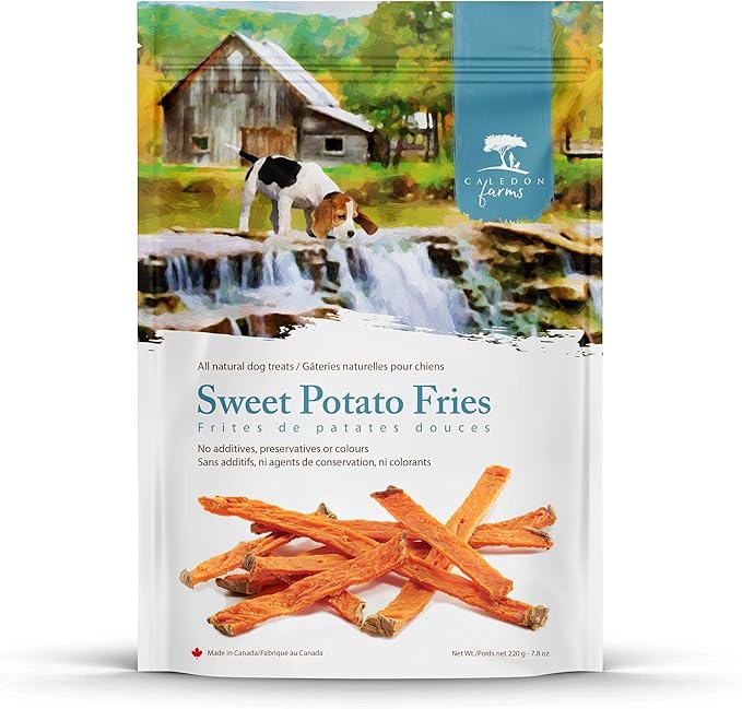 Caledon Farms Sweet Potato Fries Dog Treats: 220G/7.8OZ