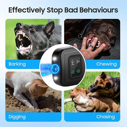 Ultrasonic Anti Barking Device for Dogs，Dog Deterrent Devices & Barking Silencer for Bad Behavior，Indoor/Outdoor Dog Training Bark Control