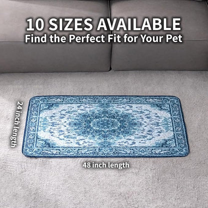 Washable Pee Pads for Dogs, Reusable Puppy Potty Training Pads, Ultra-Absorbent Thick Waterproof Leak-Proof Non-Slip Pads & Mat for Crate, Playpen, Floor, Whelping & Housebreaking , 2 Pack 24"x48"