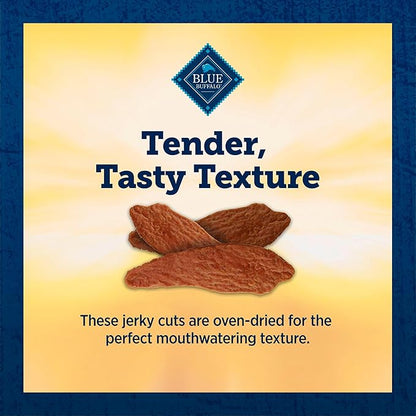 Blue Buffalo True Chews Premium Jerky Cuts Dog Treats, Made in the USA with Natural Ingredients, Duck, 12-oz Bag