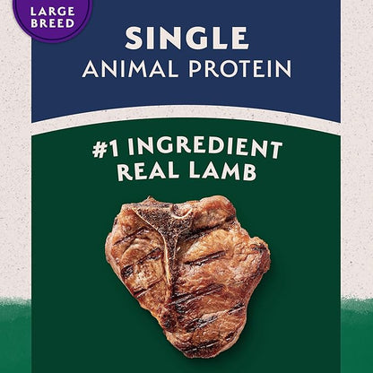 Natural Balance Limited Ingredient Large Breed Adult Dry Dog Food with Healthy Grains, Lamb & Brown Rice Recipe, 12 Pound (Pack of 1)
