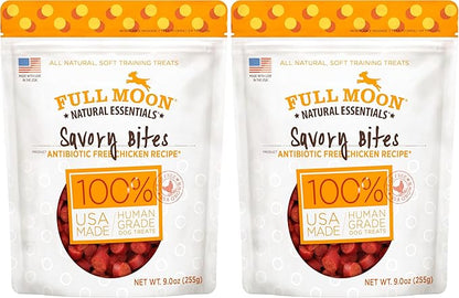 Full Moon Essential Chicken Savory Bites 9.0 oz (Pack of 2)