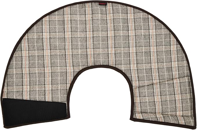 Puppia Dandy Cone Collar for Dogs After Surgery Fashionable Comfortable Pet Recovery Collar Elizabethan Dog Collar, Brown, Medium