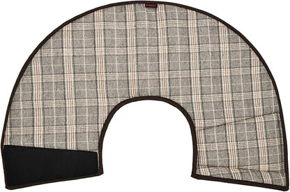 Puppia Dandy Cone Collar for Dogs After Surgery Fashionable Comfortable Pet Recovery Collar Elizabethan Dog Collar, Brown, Medium