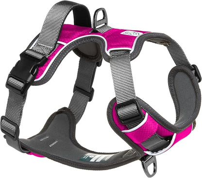 Embark Adventure Large Dog Harness – No-Pull, Reflective Trim, Military-Grade Nylon, Front Clip with Gel-Lined Handle