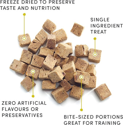 Crumps' Naturals Freeze Dried Beef Liver Mini Trainers, 4.4oz, Dog Treats