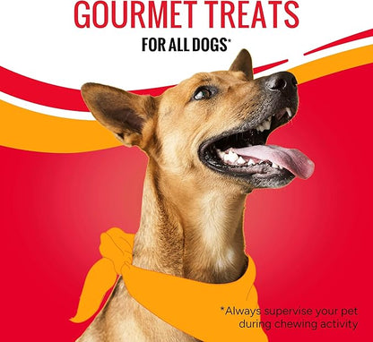 Good 'n' Tasty Triple Flavor Stacks with Peanut Butter, 3.5 Ounces, Bite Sized Snacks for Dogs with Premium Chicken and Real Peanut Butter (Pack of 2)