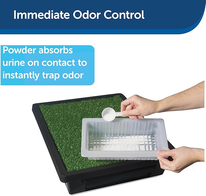 Pet Loo Pee-Pod with Sponge - 7-Pack - Indoor Toilet Tray for Pets - Urine Disposal