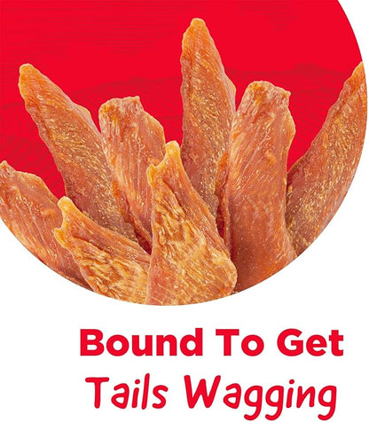 Country Kitchen Chicken Jerky Tender Dog Treats, Made with Real Chicken,High Protein, Low Fat, No Artificial Colors, 16 oz