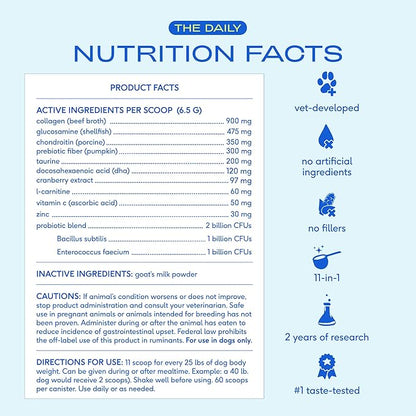 Native Pet Health & Wellness Bundle: Organic Goat Milk Powder for Vitality (120 Scoops), Daily Multivitamins for Immunity (60 Scoops) & Omega-3 Fish Oil for Coat & Heart Support (16 Oz.)