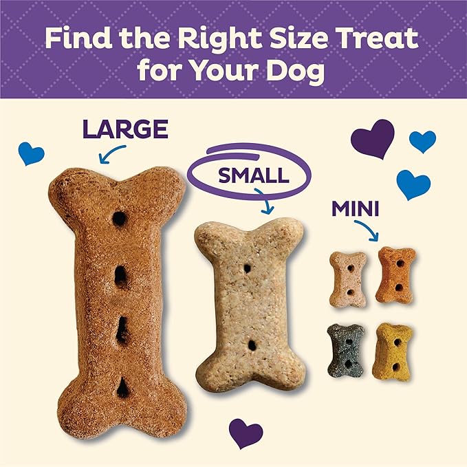 Wellness Old Mother Hubbard Classic Original Mix Dog Biscuits, Natural Training Treats, 4 Flavors, Small Size, 20 oz Bag