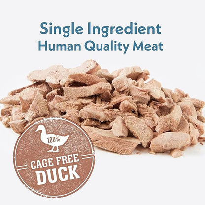 Fresh Is Best Duck Breast Fillets – Made from Sliced Whole Duck Breasts – Raw Freeze Dried Cat Treats in Resealable Zipper Bag – High-Protein for Dogs & Cats – Made in the USA