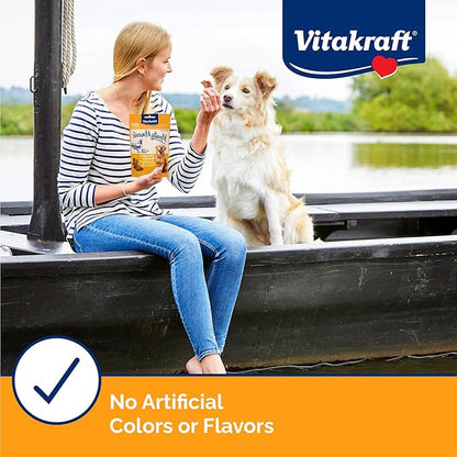 Vitakraft Meaty Morsels Dog Treats – Small-Batch Healthy Snacks for Dogs – Soft Chicken Dog Treat with Sweet Potato – 70% Meat Chewy Treats for Dogs Packed with Flavor (Chicken & Sweet Potato)