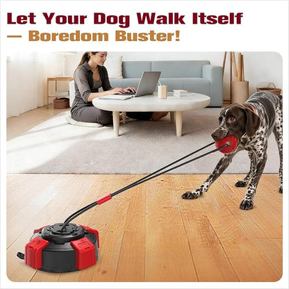 Tough Dog Tug Toy for Aggressive Chewer with Ultra-Strong Suction Cup, Dog Pull Toy, Interactive Tug of War Toy for Small Medium and Large Dogs