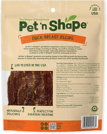 Pet 'n Shape Duck Breast Jerky Dog Treats - 16 Ounce