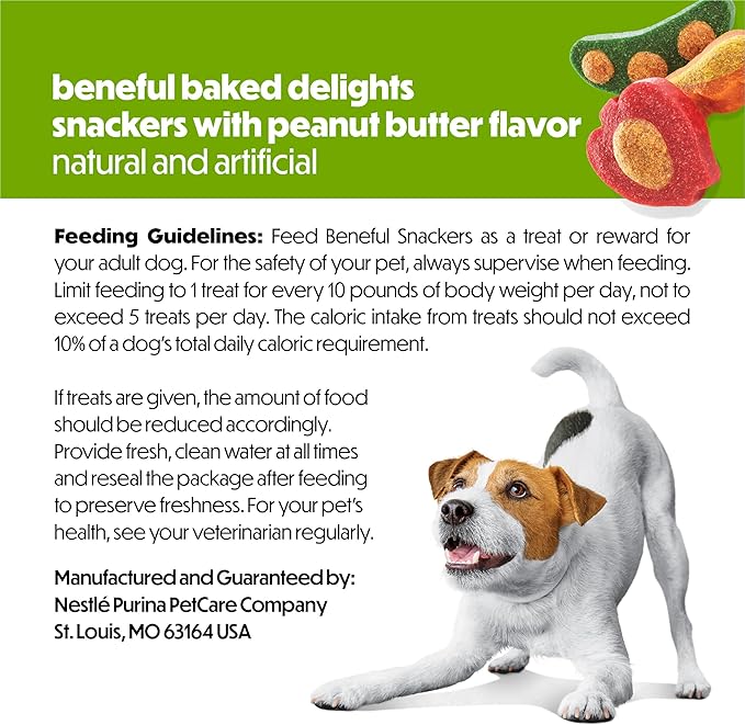 Purina Beneful Baked Delights Snackers Dog Treats, 36 OZ