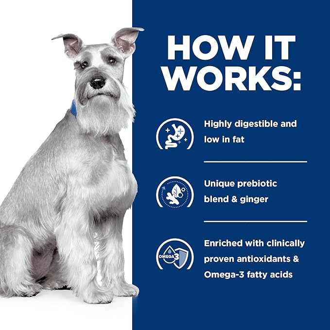 Hill's Prescription Diet i/d Low Fat Digestive Care Wet Dog Food, Chicken, 13 oz. Cans, 12-Pack