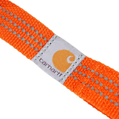 Carhartt Pet Durable Nylon Webbing Shock Absorbing Leash for Dogs, Reflective Stitching for Visibility, Hunter Orange, Large