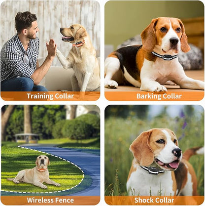 PaiPaitek Shock Collar Replacement Strap for Most of Training Collar, 3/4 Inch Dog Collar Replacement for Wireless Fence and Bark, Adjustable Waterproof TPU Collar Strap - 2 Pack for Training, Walking