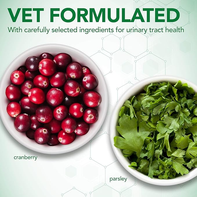 Vet's Best Cat Urinary Supplement, Urinary Tract Support Chewable for Cats, Supports A Healthy Urinary Tract in Cats, 60 Chewable Tablets