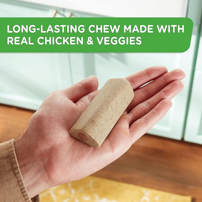 Nutrish Soup Bones Premium Dog Chews with Real Chicken and Veggies,6 Chews (Rachael Ray),(Pack of 2)